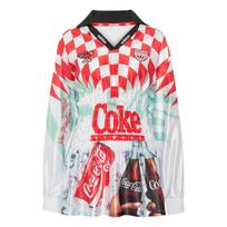 Adidas Originals X Coca-Cola Jersey Style T-Shirt Women tops KY7547 2XS red