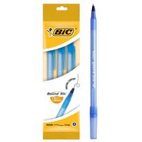 Bic Round Stick Classic Ballpoint Pen Blue 3 Pack
