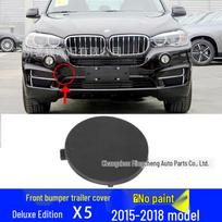 BMW X5 F15 Priekinės vilkimo kablio dangtelis, prabangi versija (2015-2018 m) 51117378591 balta