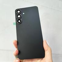For Samsung Galaxy S25 FE S25FE SM-S731B SM-S731B/DS Glass Back Battery Cover Replace Rear Door Housing With Camera Lens juoda
