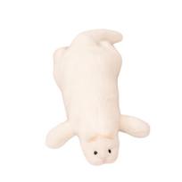 Minkštas Pūkuotas Šinšilos Pliušinis Gyvas Atrodo Realistiškas Dizainas Šinšila 47Cm Huggable Šinšilos Pliušinis Žaislas Gimtadienio Dovana balta