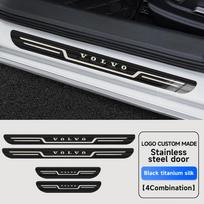 Vairo dangteliai Automobilio Nerūdijančio Plieno Durų Slenksčio Apsauginė Plokštelė Volvo XC40 XC60 XC70 XC90 V40 V50 V60 V70 V90 C30 S60 S80 S90 EX90 FE3 gray