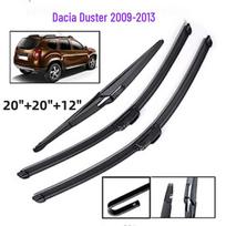Dacia Duster Front & Rear Wiper Blades, 2009-2013 Model Rear Wiper Single black