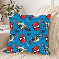 S-Spider-man Pillow Case Throw Pillow Cover Nordic Vintage Style Cushion Covers Home Living Room Sofa Couch Seat Decor 16x16Inch brown