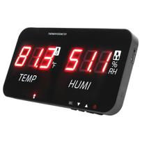 TA623A Thermometer Hygrometer LED Digital Temperature Humidity Gauge for Industry DC5V black
