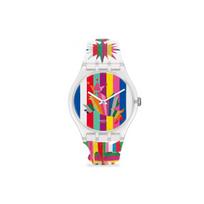 SWATCH Unisex 41mm Watch SUOZ331S SUOZ331S Multicolor white