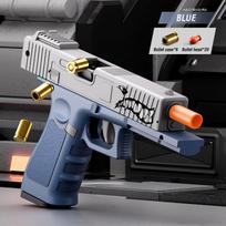 Shell Ejecting Toy Gun Airsoft Pistol Gentle Bullet USP Weapon Children Armas Continuous Shoot Outdoor Activity Playthings designed for Boys Kid white