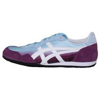 Onitsuka Tiger Serrano Synthetic Leather Fabric Comfortable Versatile Shock Absorbing Slip Resistant Durable Low Top Lifestyle Casual Shoes D780L-3201 36 gray