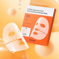 COSRX 5 PDRN Hyaluronic Acid Vital Hydrogel Mask 3pcs – Deep Hydration & Glow Korean Hydrogel Face Mask white