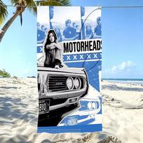 M-Motorhead Lemmy 1999 Beach Towel Microfiber Quick Dry Classic Heavy Metal Bath Towel For Pool Beach Travel Rock Biker Fans 70cm×140cm gray