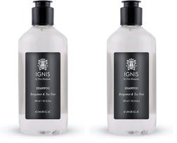Kimirica Ignis Bergamot and Tea Tree Shampoo For Men, made with Naturally Derived Extracts for All Hair Types, 100% Vegan, Paraben and SLS Free,