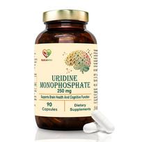 NutraLiebe Uridine Monophosphate 250mg – 90 Capsules | Dietary Supplement | Supports General Health & Wellness | Non-GMO & Gluten-Free