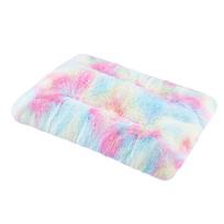 Soft Dog Beds House Soft Long Plush Best Pet Dog Bed for Dogs Basket Pet Products Cushion Cat Bed Cat Mat Animals Sleeping Sofa (as the picture,65x48cm) white