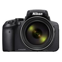 Nikon COOLPIX P900 skaitmeninis fotoaparatas, juodas (P900BK) — Tilto kamera su 83x optiniu priartinimu, GPS, Wi-Fi ir elektroniniu vaizdo ieškikliu juoda
