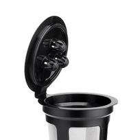 Reusable Coffee Filter Plastic 3 Hole Empty Capsule Replacement for Dual Brew Machine black