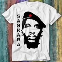 Thomas Sankara Lumumba Marxist Burkina Faso T Shirt Top Tee 525 S black