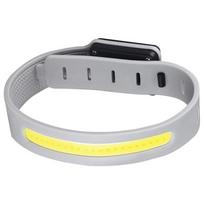 Night Running COB Light USB Rechargeable Waist Strap Lights Built-in Battery Wide-Angle Illumination Hiking Cycling Riding Light Wrist&Arm Light,1pc