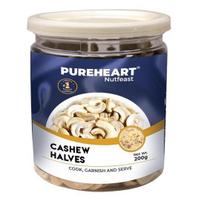 Pureheart Split Cashew Halves (200 gm) Premium Crunchy Cashewnuts/Tukda Kaju/Dry Fruit 200GM