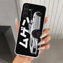 JDM Tokyo Drift Sports Car Phone Case for Samsung Galaxy A17 A16 A26 A36 A56 A15 A25 A35 A55 A14 A24 A34 A54 A13 A23 A33 A53 A05 Samsung A55 white