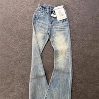 Women's High-Waisted Retro Flare Jeans - Slimming, Body-Shaping, and Versatile for Autumn Trends. L