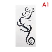 Anime Tokyo Revengers Tattoo Cosplay lipdukas Neperšlampamas laikinas tatuiruotės lipdukas black