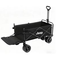 JEEP Heavy-Duty All-Terrain Utility Cart with Brakes black