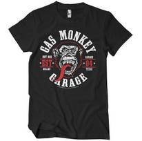 Officially Licensed Gas Monkey Garage Round Seal Men's T-Shirt XXXXL white