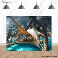The Avatar Backdrop Cover Boys Kids 1st Birthday Party Decorations Baby Shower Banner Poster Background Wall Photography Props Vinyl-125x100cm black