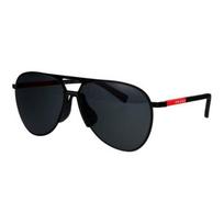 Prada Metalo Gumos Pilotiniai Saulės Akiniai Vyriški Akiniai Juodi PS-53ZS-1BO06F 59,Black