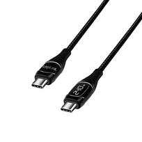 USB-C Cable Fast Charging 240W 1m LogiLink PD 3.1 OLED E-Mark Black