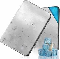 Stainless Steel Ice Pack for Lunch Box Cooler Bag Freeze Cold Plate Brick Small size, 1 piece (color box)