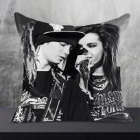 Tokio Hotel Pagalvės užvalkalai Dekoratyvinės sofos pagalvės Kvadratinis pagalvės užvalkalas 45*45 Baldų Dvipusis spausdinimas Pagalvės užvalkalas Pagalvės 30X30CM white