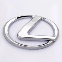 For Lexus CT200H IS300H IS200 IS250 RX350 NX200 GS430 3D Front and Rear Original Car Replacement Badges Trunk Rear Emblems NY0 gray