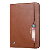 Prabangus verslo odinis atverčiamas dėklas planšetiniam kompiuteriui Apple IPad Mini 7 2024 Mini 6 5 4 3 1 7-osios kartos, minkštas, odos pojūčio apsauginis dangtelis (Brown,iPad mini 7 2024) ruda