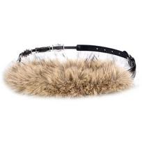 Spicy Girl Style Furry Waistband PU Leather Y2K Waistband Fashion Plush Belt  Daily juoda