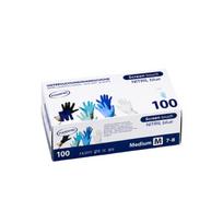 Vienkartinės nitrilinės pirštinės TOPGLOVE M Mėlynos 100 vnt.