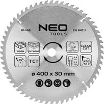 Neo Tools Tarcza do pilarki, widiowa, 400 x 30 mm, 60 zębów