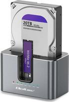 Qoltec 2in1 HDD SSD docking station SATA m.2 NVMe