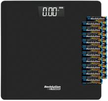 Elektroninės vonios svarstyklės, juodos, 180 kg, AAA baterijos, 20 vnt.
