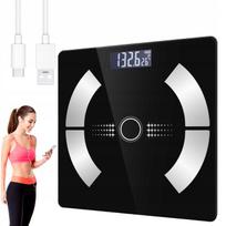 Vonios svarstyklės „Smart“, USB, iki 180 kg, suderinamos su Android ir iOS