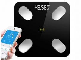 Išmaniosios vonios svarstyklės SMART GLASS su baterijomis