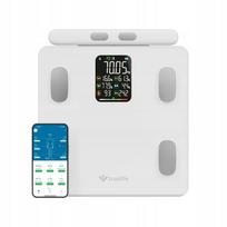Kūno analizės svarstyklės TrueLife FitScale W8 BT White
