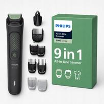 Barzdos, kūno, nosies, ausų daugiafunkcis trimeris Philips 9in1, 90 min darbo laikas