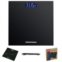 Elektroninės vonios svarstyklės su LCD ekranu GRUNDIG 180kg, su temperatūros matavimu