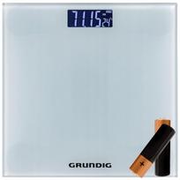 Elektroninės vonios svarstyklės Grundig, 180 kg, LCD, stiklinės, su baterijomis