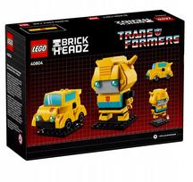 Konstruktorius LEGO BrickHeadz 40804 Transformers Robot ir Bumblebee transporto priemonė