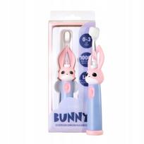 Vaikiškas elektrinis dantų šepetėlis su LED Bunny šviesele, 0–3 metų