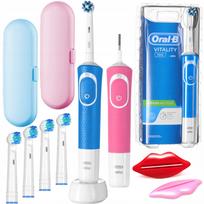 Elektrinių dantų šepetėlių rinkinys Oral B Vitality, 2 vnt.