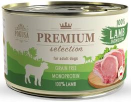 Šlapi ėdalas šunims Pokusa PREMIUM SELECTION, 100% aviena, 400 g