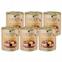 Šunų maistas Luger's Silvers Daily Bites vištiena, kalakutiena, bulvės 6 x 800 g